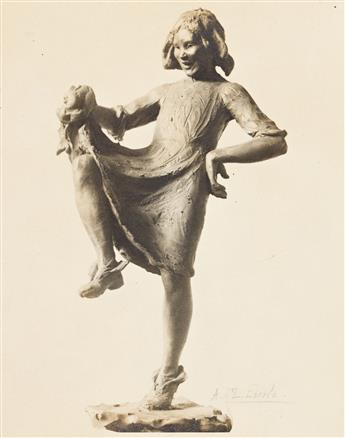 St. Leger Eberle, Abastenia (1878-1942) Photographs of her Sculptures, Five Signed Examples.